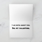 リスのバレンタインカード シーズンカード (内部)