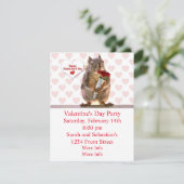 リスのバレンタイン シーズンカード (スタンド正面)