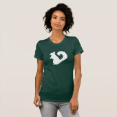 リスのピクトグラムのTシャツ Tシャツ (正面フル)