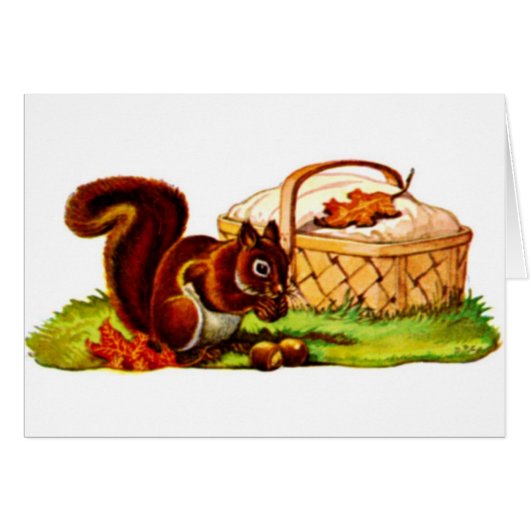 リスのピクニック (正面横)