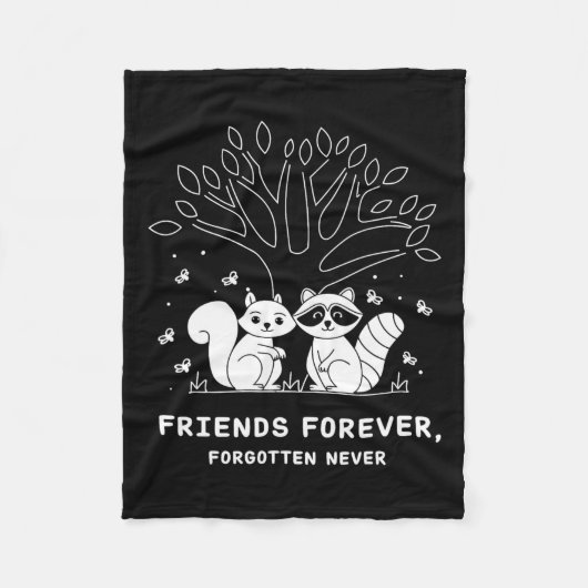 リスのピーナッツのための正義 – クリスマスクリスマスS フリースブランケット (正面)