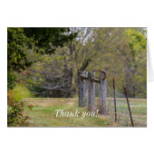 リスのフェンスのポーズありがとう (正面横)