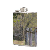 リスのフェンスのポーズ フラスク (左)