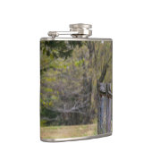 リスのフェンスのポーズ フラスク (右)