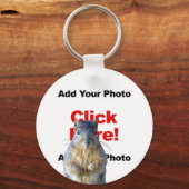 リスのフォトキカスタムーチェーンの追加 キーホルダー (正面)
