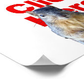 リスのフォトポスタカスタムーを追加する ポスター (角)