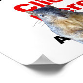 リスのフォトポスタカスタムーを追加する ポスター (角)