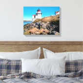 リスのポイントライトハウス、メインのキャンバスプリント キャンバスプリント (インサイチュ (寝室))