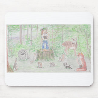 リスのマウスパッドの女王 マウスパッド