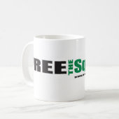 リスのマグを放して下さい コーヒーマグカップ (正面左)