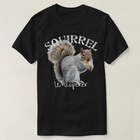 リスのリスが大好きリスおもしろいリス Tシャツ (デザイン正面)