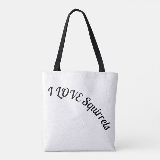 リスのリス野生生物ウッドランズの甘い都市w トートバッグ (裏面)