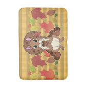 リスのリス –  バスマット (正面縦)