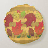 リスのリス –  ラウンドクッション (裏面)