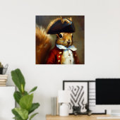 リスのレッドコート ポスター (ホームオフィス)