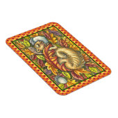 リスの下で眠る紅葉，季節 マグネット (右側)