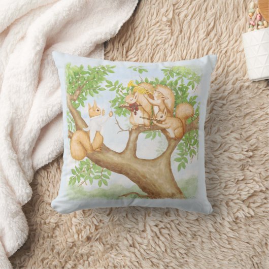 リスの交響曲 クッション (ブランケット)