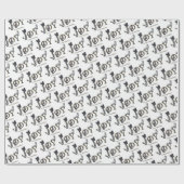 リスの休日の喜び ラッピングペーパー (フラット)