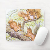 リスの会合 マウスパッド (マウス)