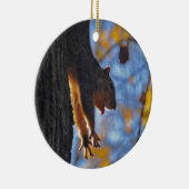 リスの伸張 セラミックオーナメント (右)