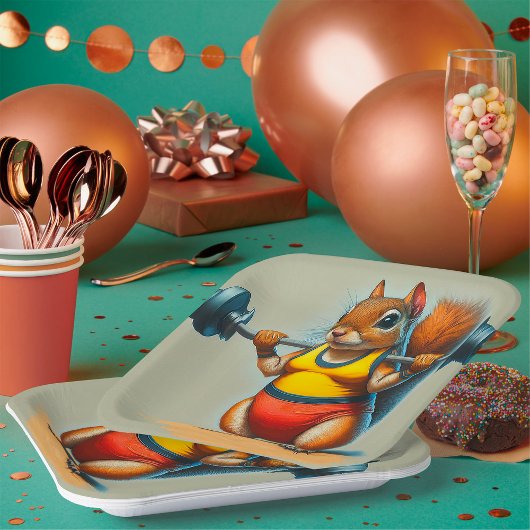 リスの力 ペーパープレート