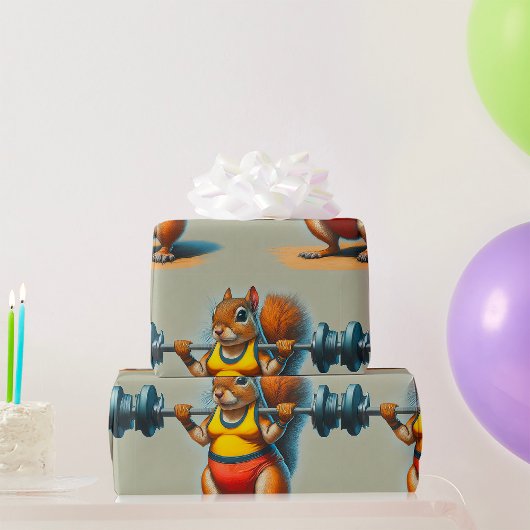 リスの力 ラッピングペーパー