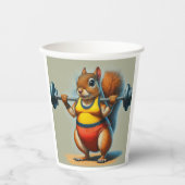 リスの力 紙コップ (正面)