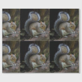 リスの包装紙 ラッピングペーパー (フラット)