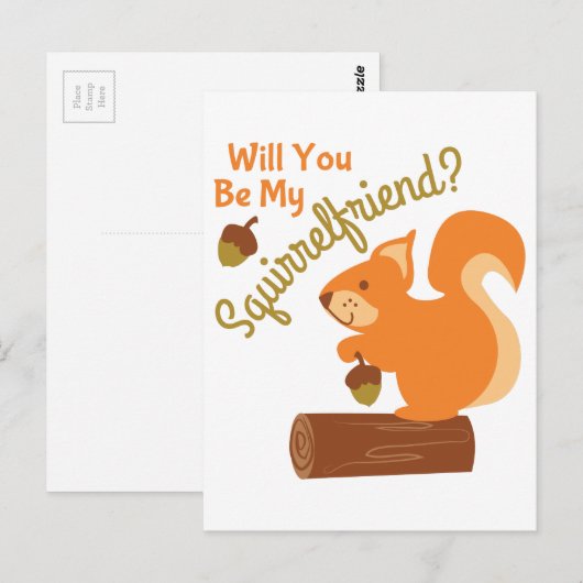 リスの友人 ポストカード (正面/裏面)