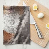 リスの台所タオル キッチンタオル (四つ折り)