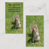 リスの名刺 名刺 (正面/裏面)