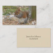 リスの名刺 名刺 (正面/裏面)