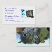 リスの名刺 名刺 (正面/裏面)