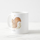 リスの名前マグ コーヒーマグカップ (正面左)