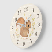 リスの壁時計 ラージ壁時計 (傾斜)