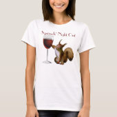 リスの夜 Tシャツ (正面)