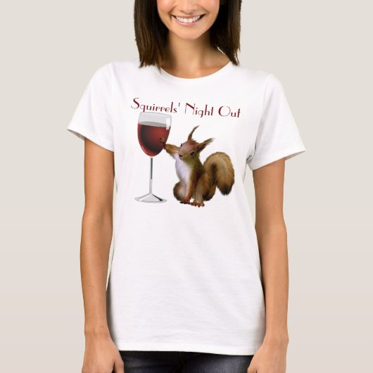 リスの夜 Tシャツ (正面)