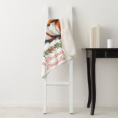 リスの家族のパーソナライズされたクリスマス シェルパブランケット (インサイチュ)