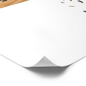 リスの巻付けフィーダーグラフィック ポスター (角)