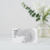 リスの平野 名刺 (スタンド正面)