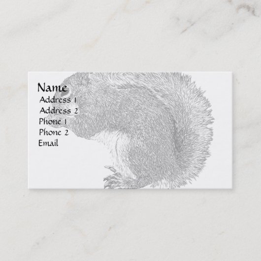 リスの平野 名刺 (正面)