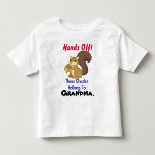 リスの幼児のTシャツ トドラーTシャツ