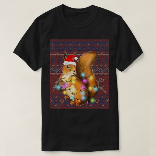 リスの恋人ギフト Tシャツ (デザイン正面)