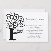 リスの愛結婚の 招待状 (正面)