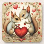 リスの愛1 コースター (正面)