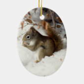 リスの朝食 セラミックオーナメント (裏面)