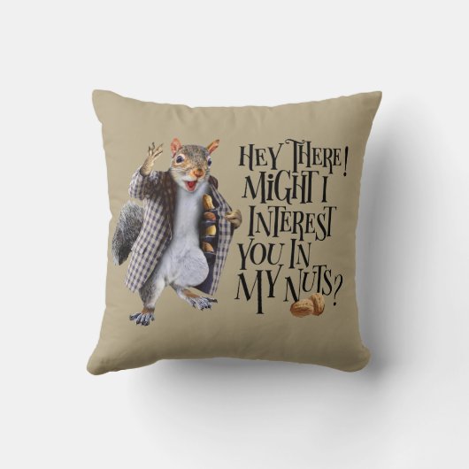 リスの木の実 クッション (裏面)