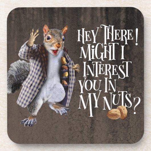 リスの木の実 コースター (正面)