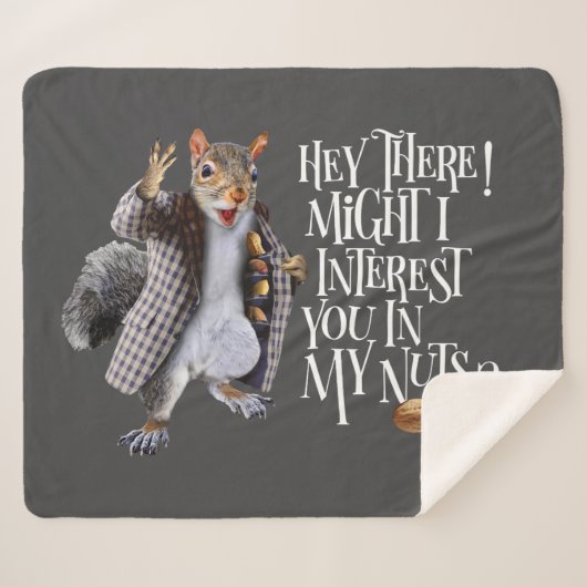 リスの木の実 シェルパブランケット (正面(横))