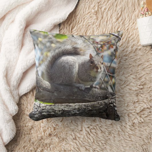 リスの枕 クッション (ブランケット)